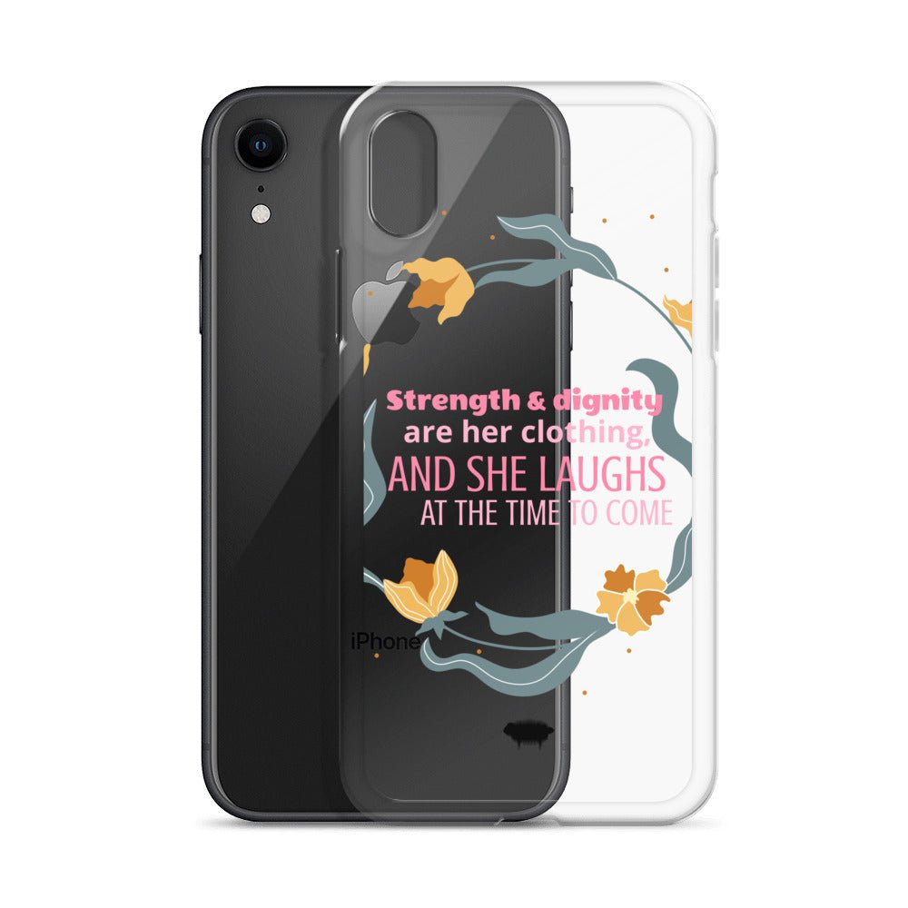 Proverbs 31:25 Clear Case for iPhone® - Valiant Sheep