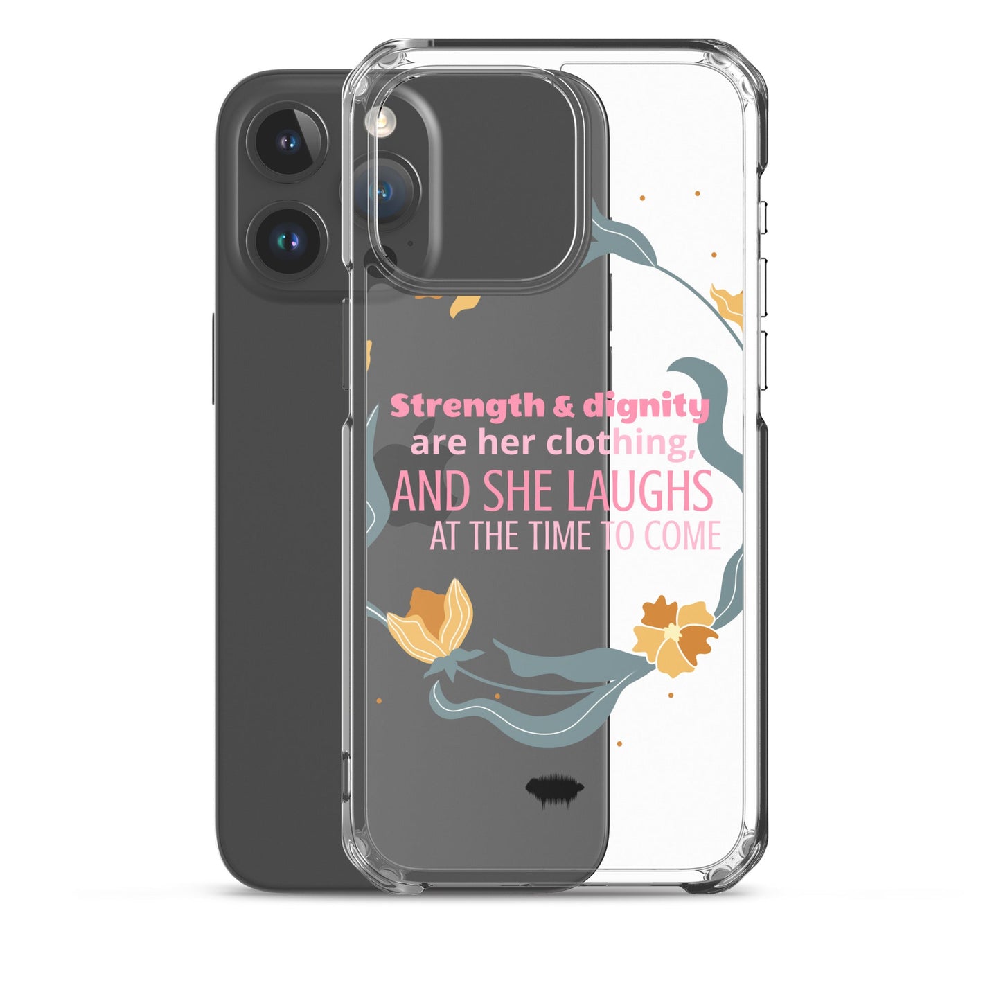 Proverbs 31:25 Clear Case for iPhone® - Valiant Sheep