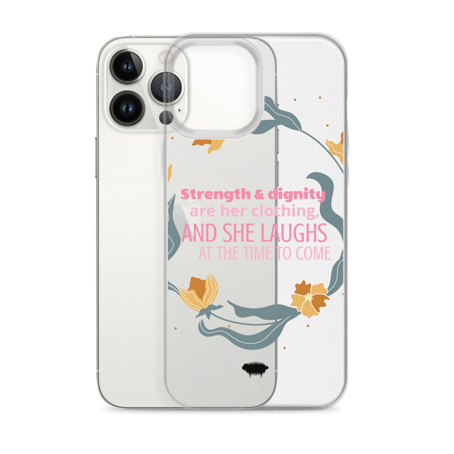 Proverbs 31:25 Clear Case for iPhone® - Valiant Sheep