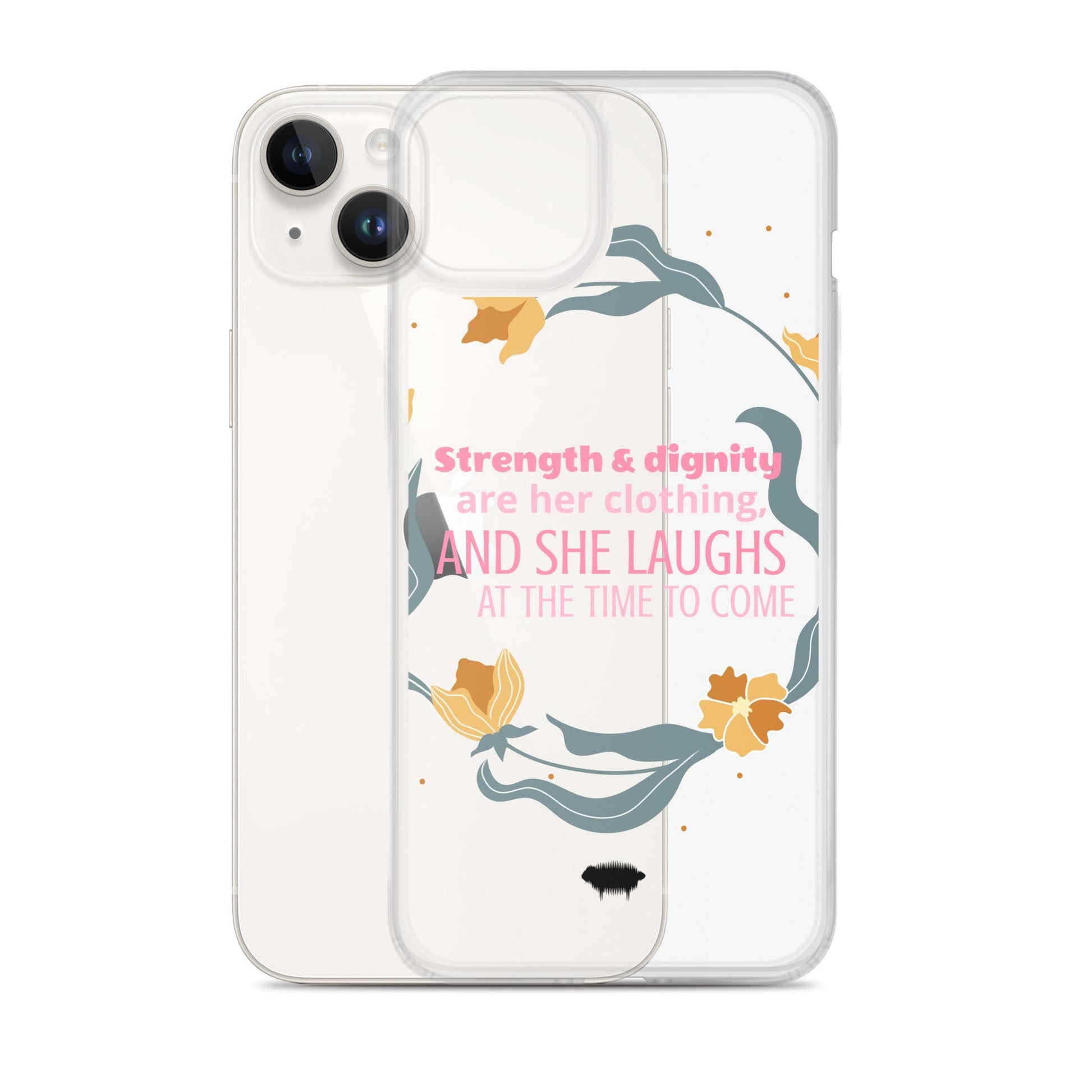 Proverbs 31:25 Clear Case for iPhone® - Valiant Sheep