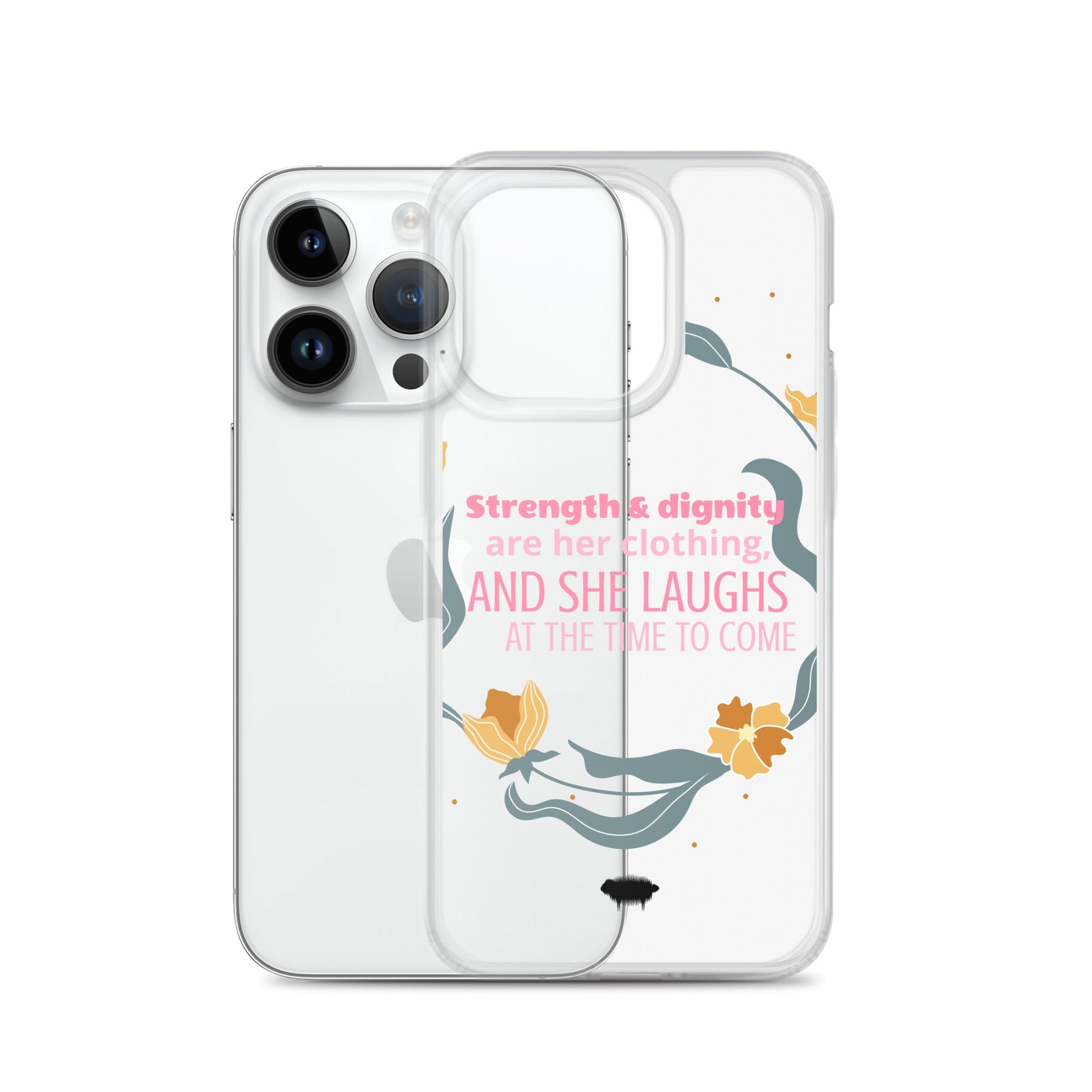 Proverbs 31:25 Clear Case for iPhone® - Valiant Sheep