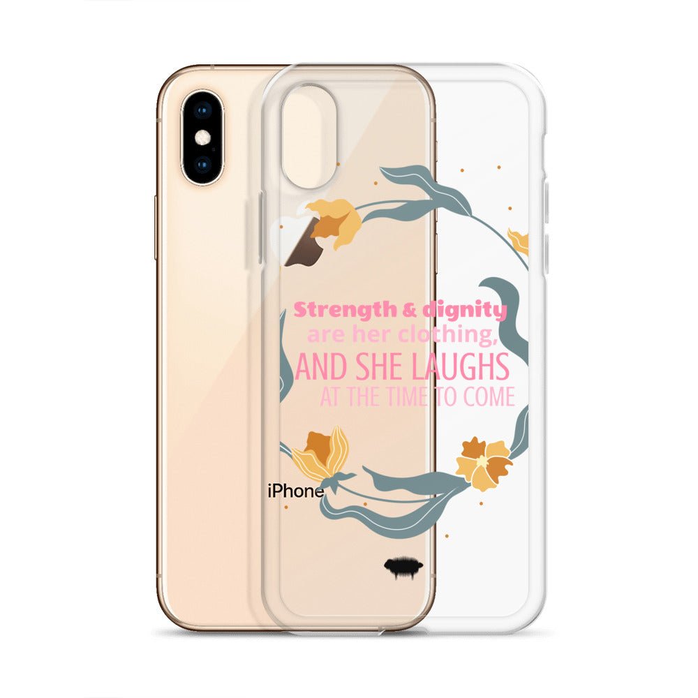 Proverbs 31:25 Clear Case for iPhone® - Valiant Sheep