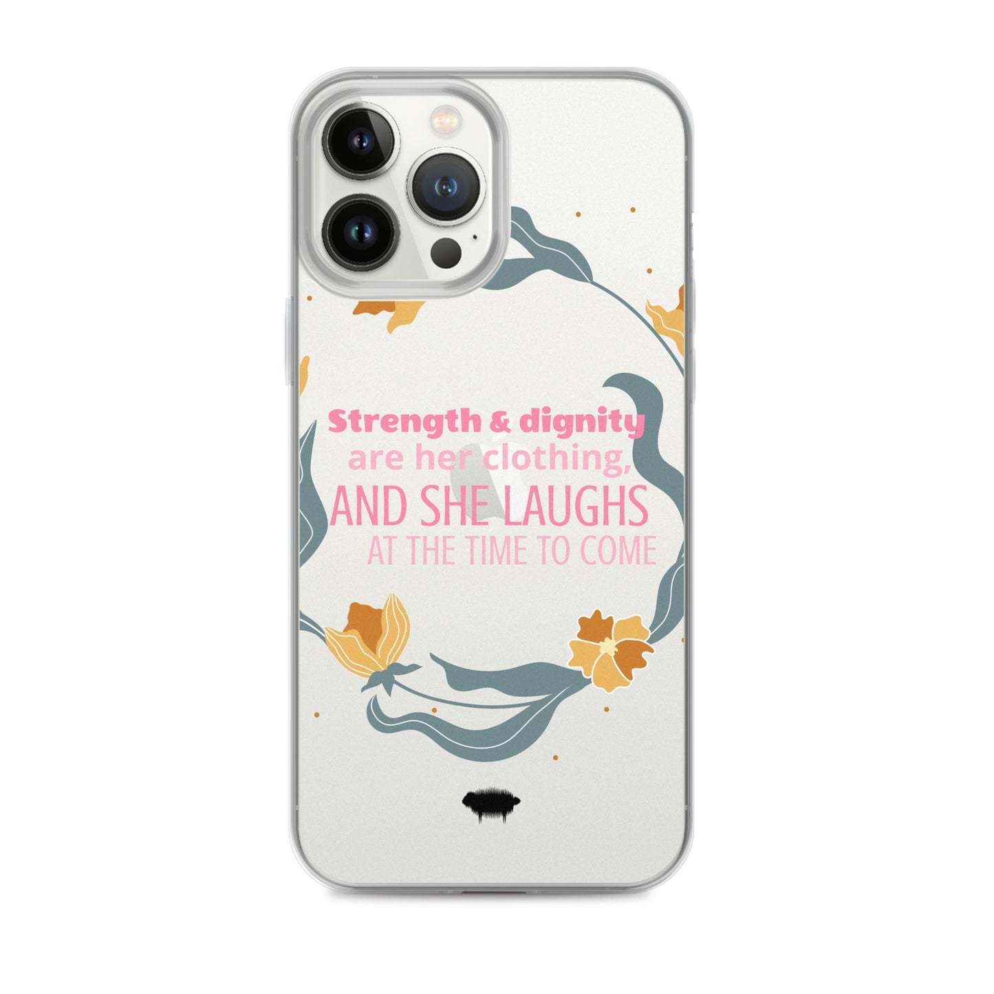 Proverbs 31:25 Clear Case for iPhone® - Valiant Sheep