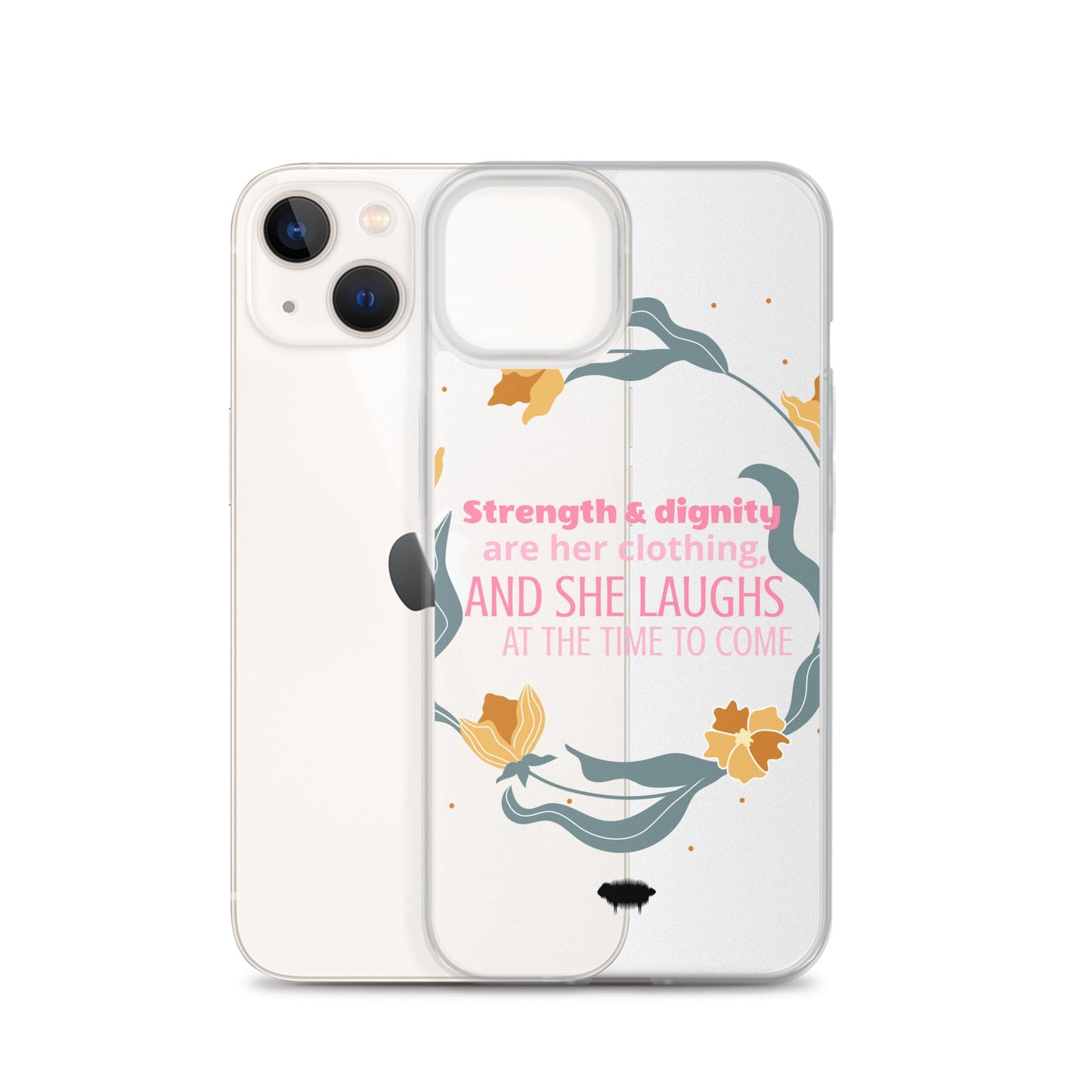 Proverbs 31:25 Clear Case for iPhone® - Valiant Sheep