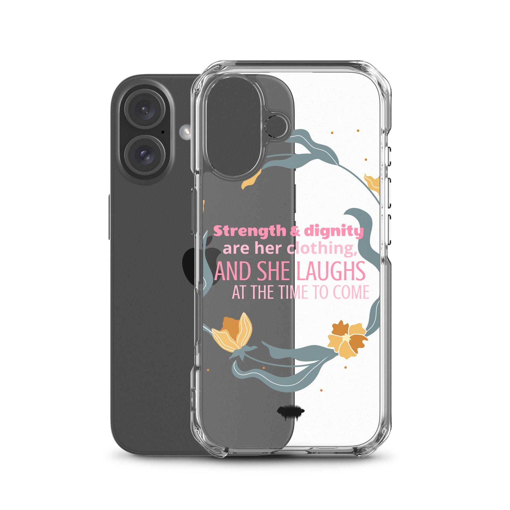 Proverbs 31:25 Clear Case for iPhone® - Valiant Sheep