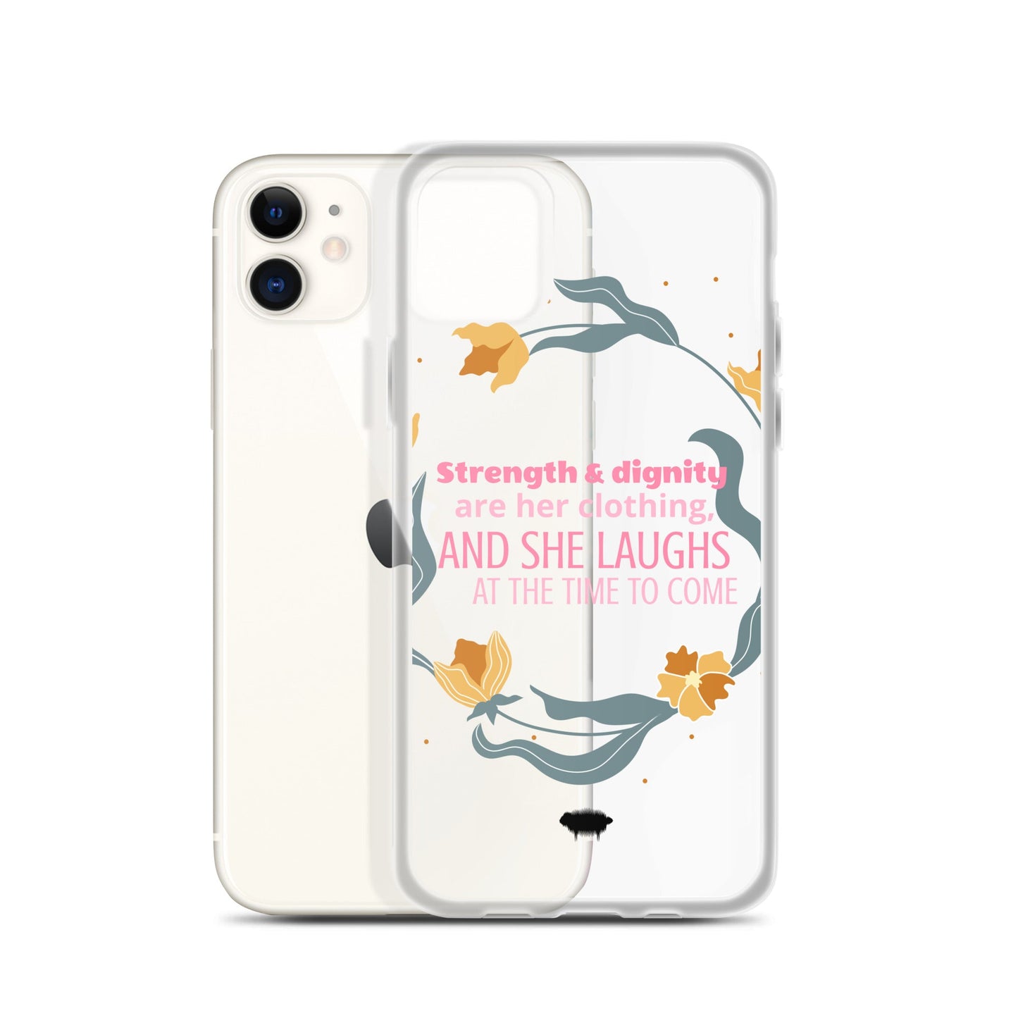 Proverbs 31:25 Clear Case for iPhone® - Valiant Sheep