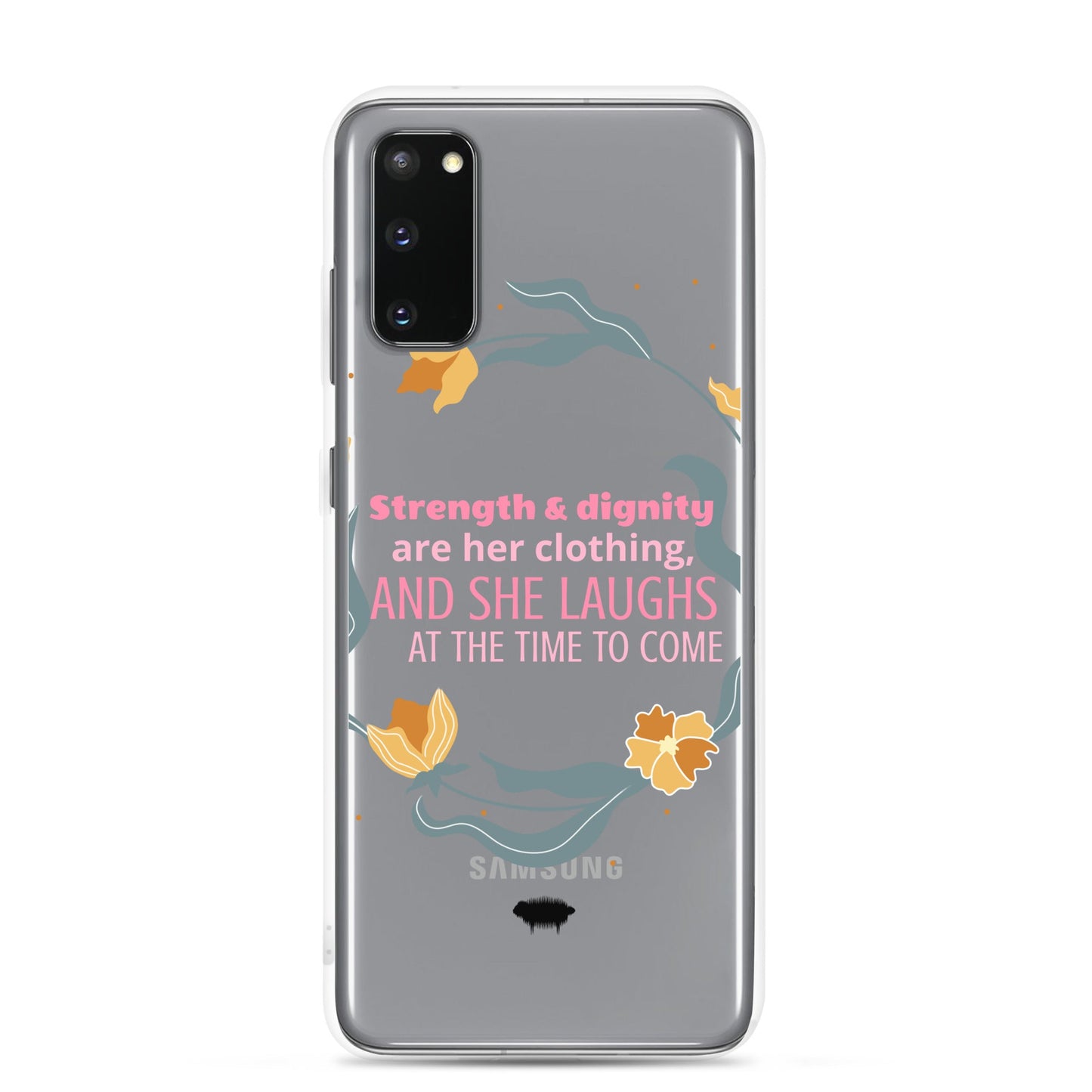 Proverbs 31:25 Clear Case for Samsung® - Valiant Sheep