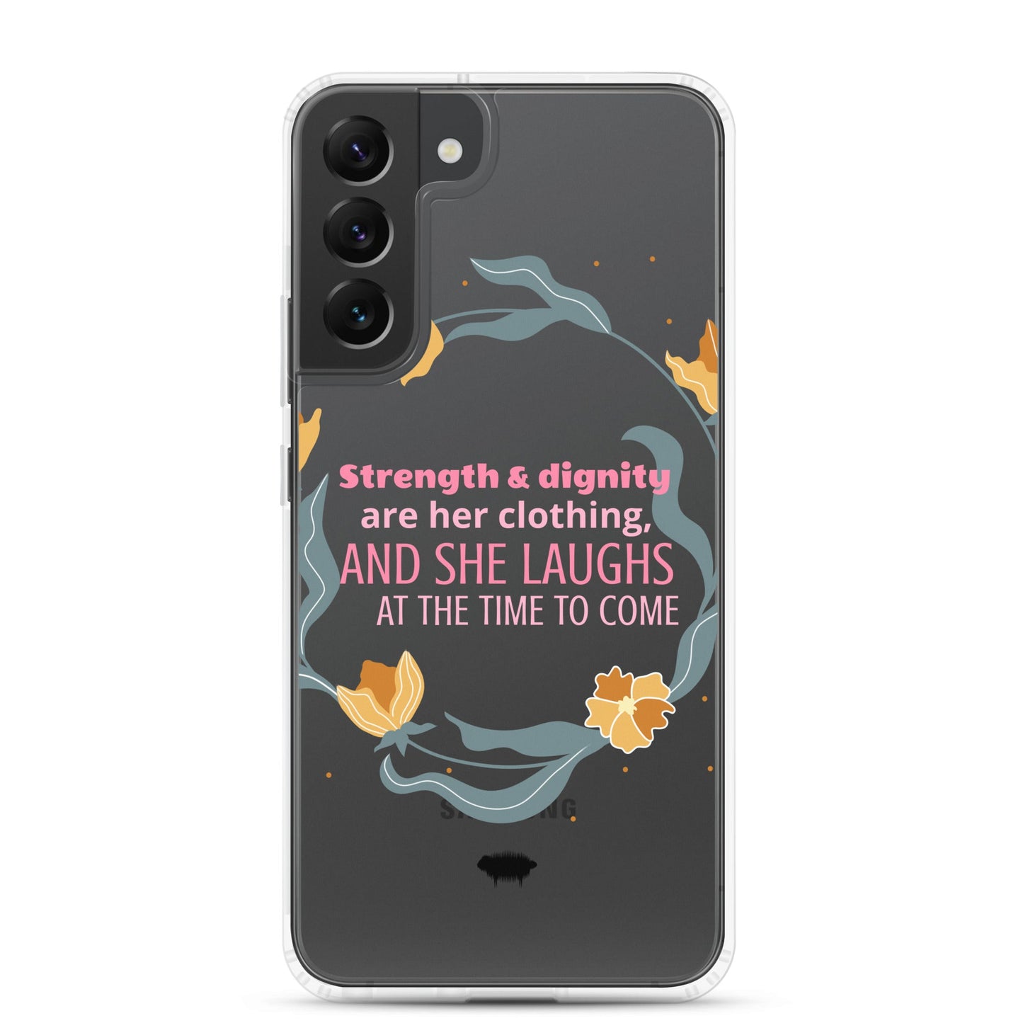 Proverbs 31:25 Clear Case for Samsung® - Valiant Sheep