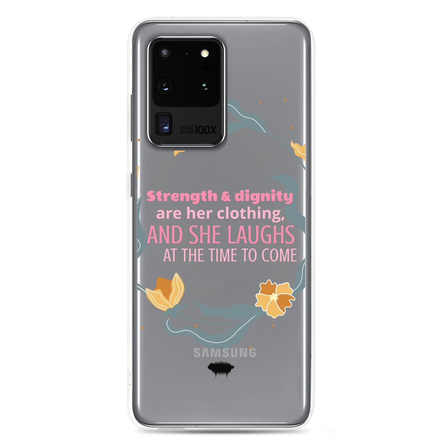 Proverbs 31:25 Clear Case for Samsung® - Valiant Sheep