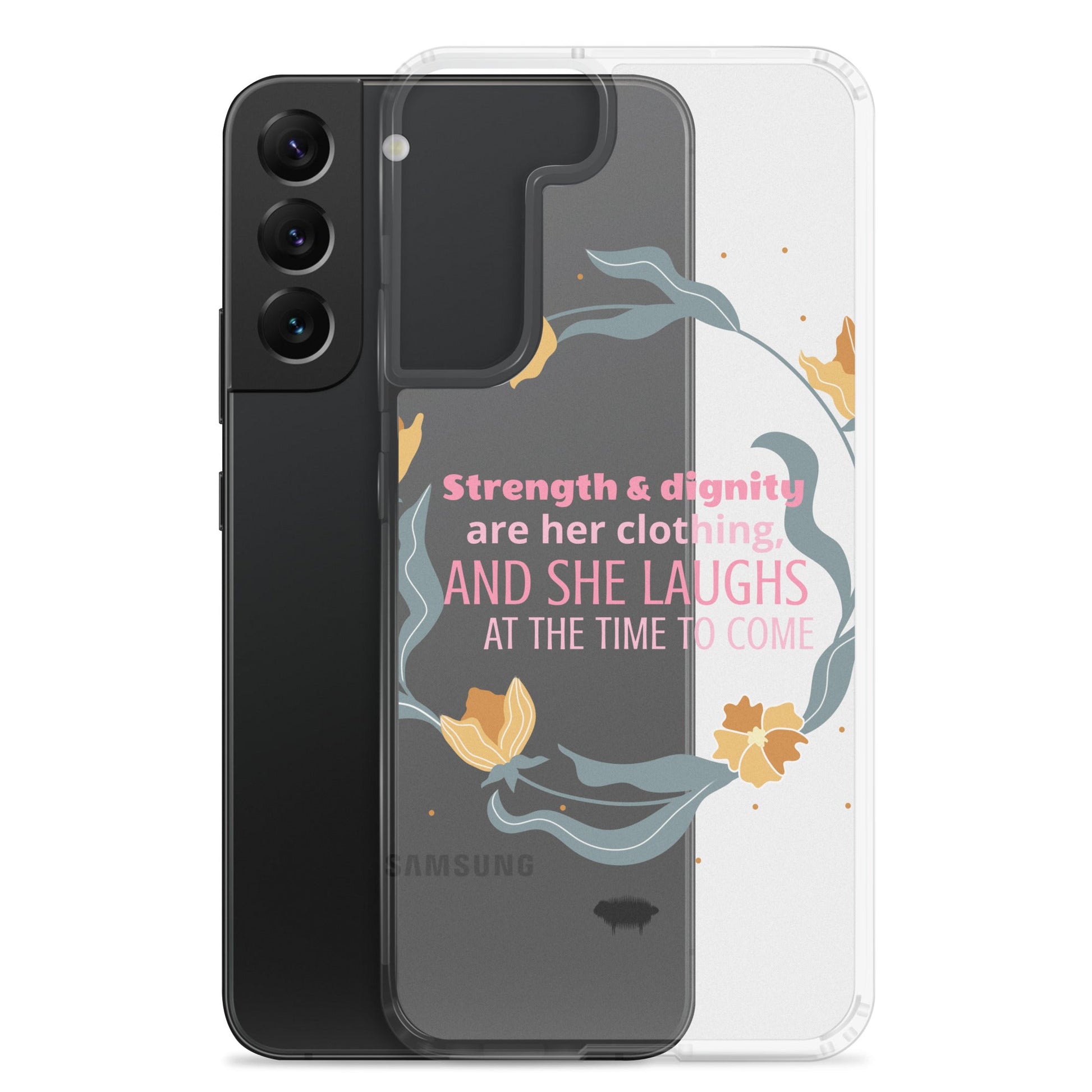 Proverbs 31:25 Clear Case for Samsung® - Valiant Sheep