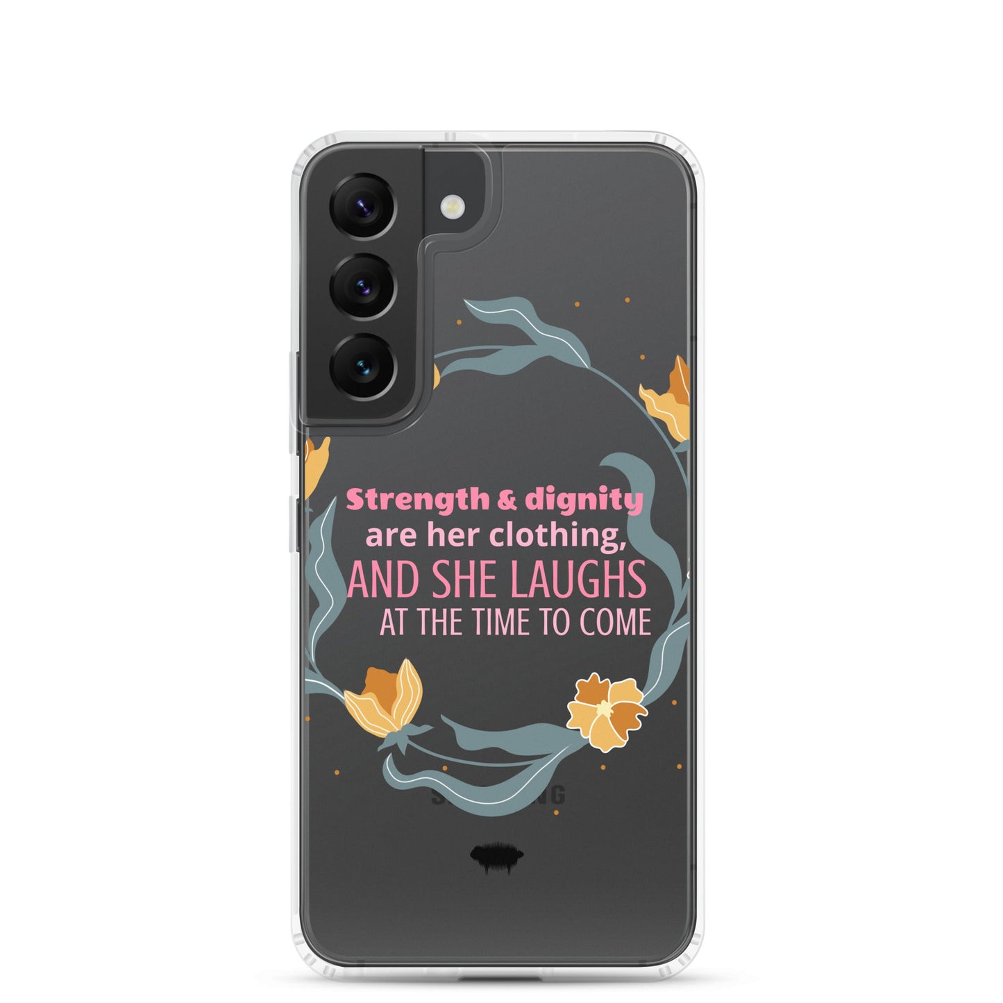 Proverbs 31:25 Clear Case for Samsung® - Valiant Sheep