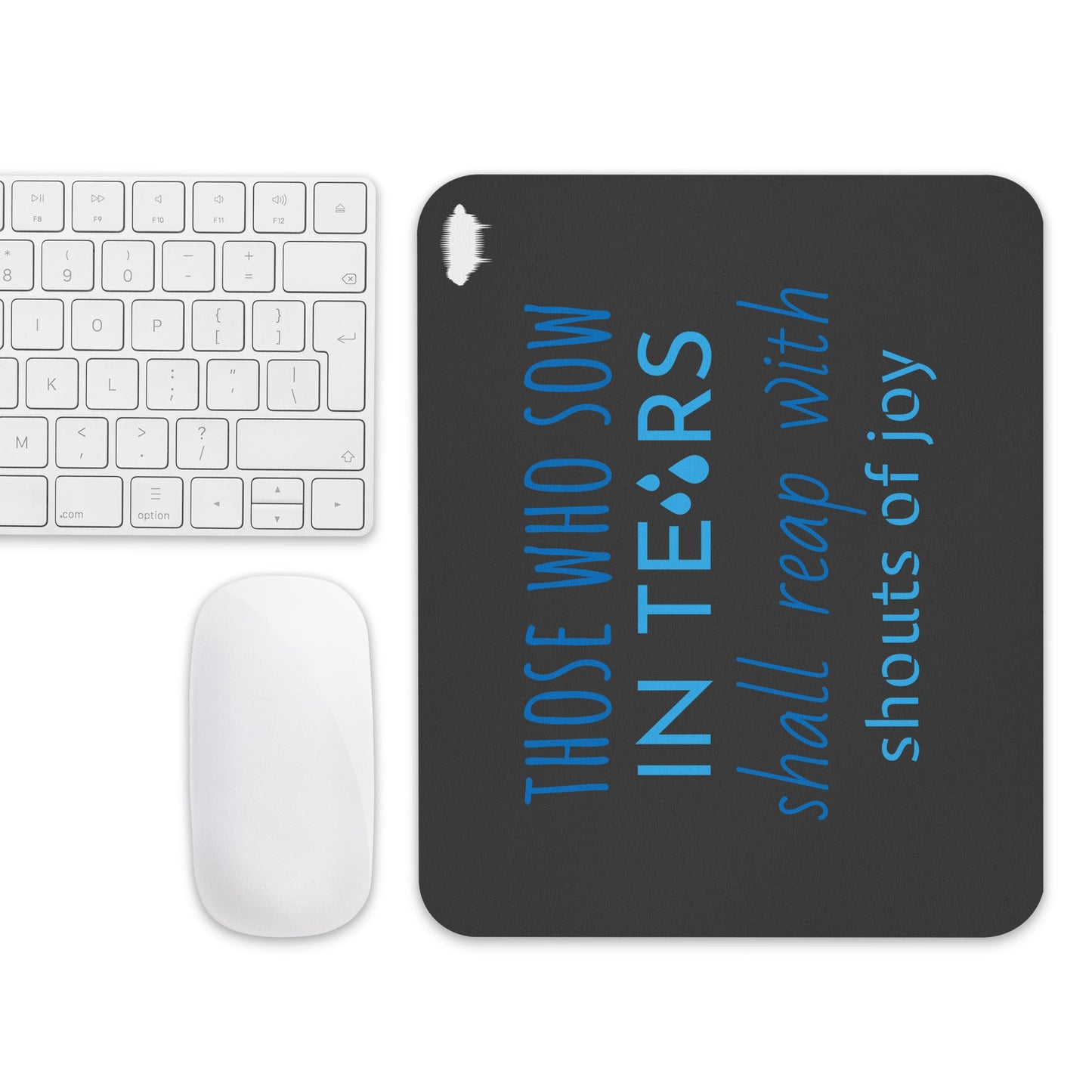 Psalm 126:5 Mouse Pad - Valiant Sheep