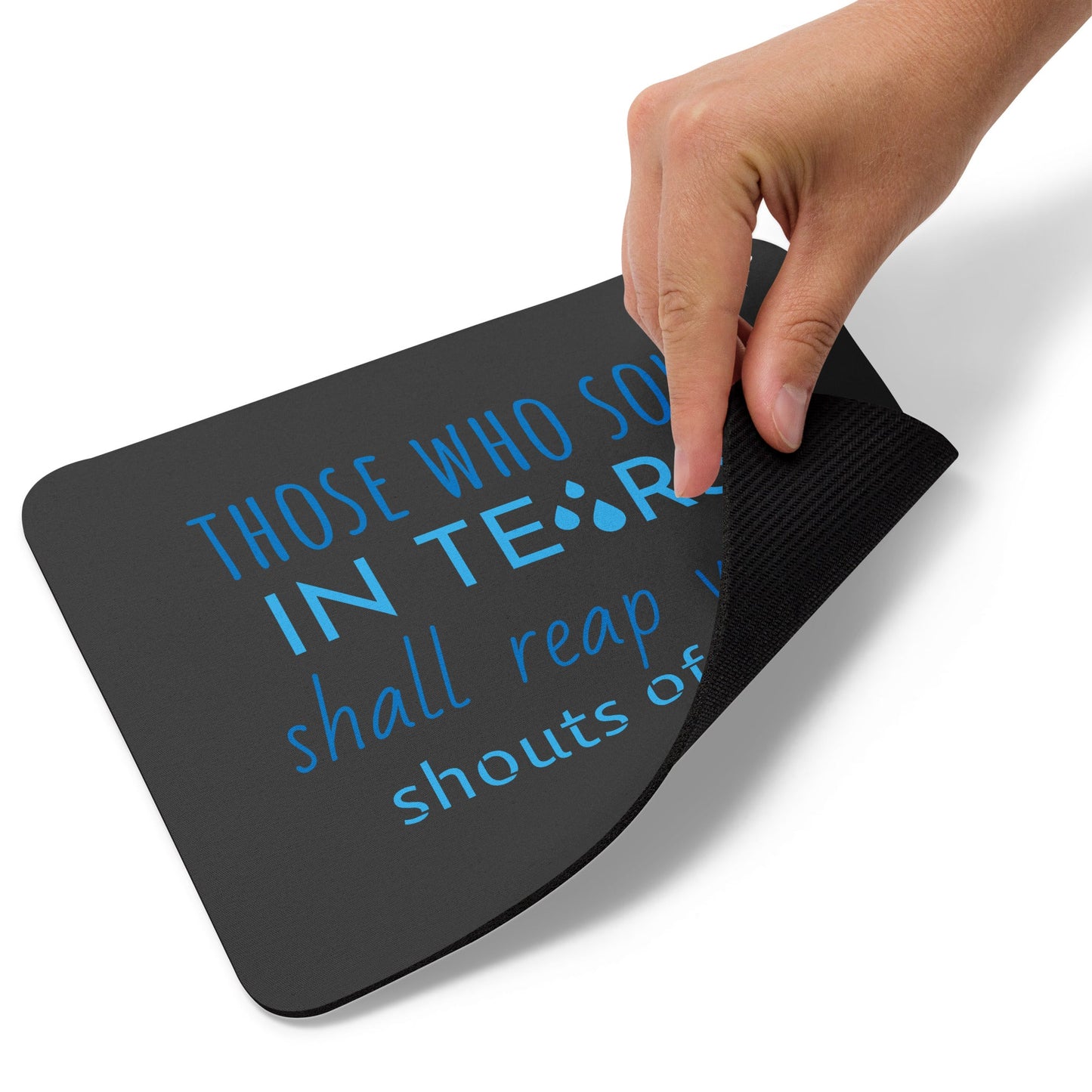 Psalm 126:5 Mouse Pad - Valiant Sheep