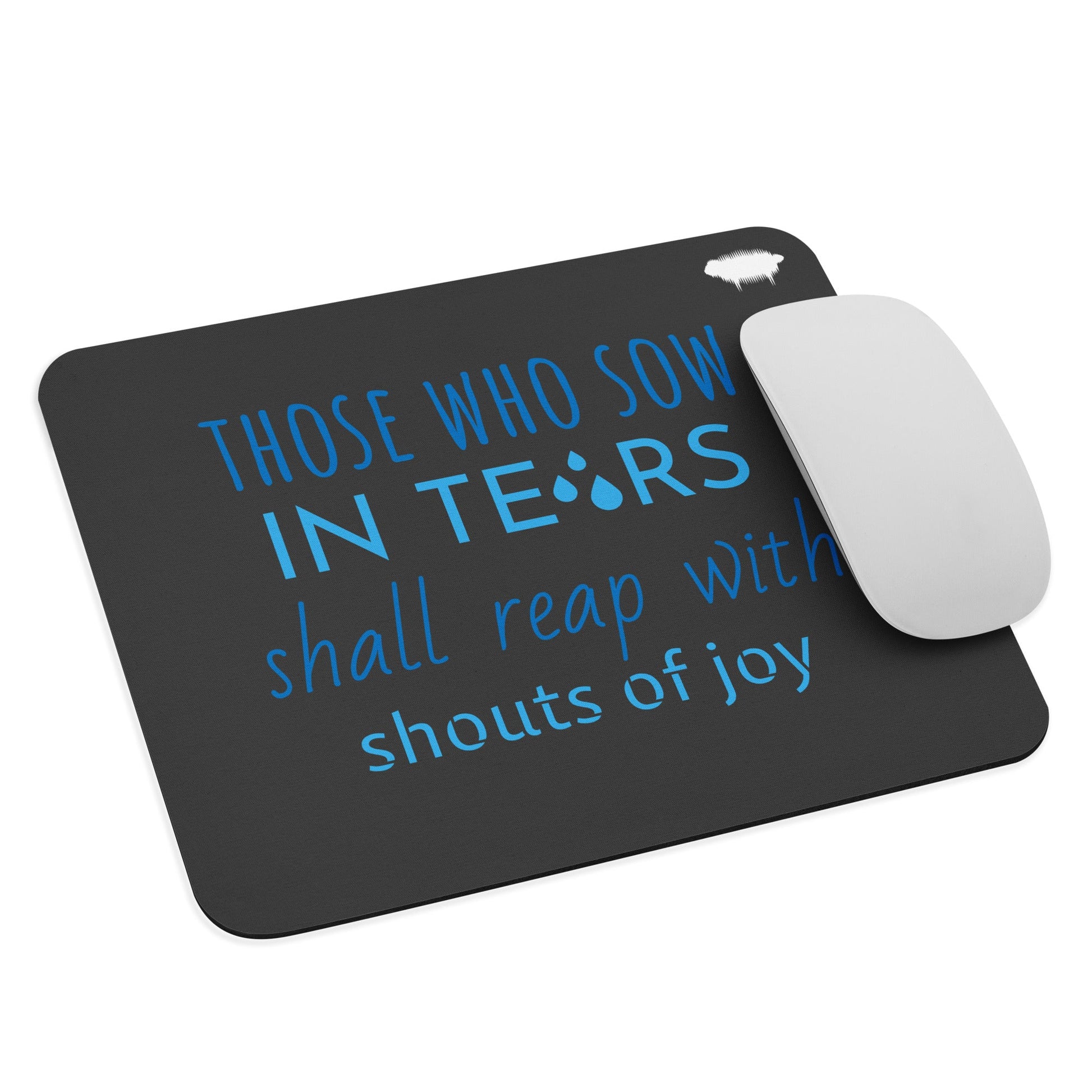 Psalm 126:5 Mouse Pad - Valiant Sheep