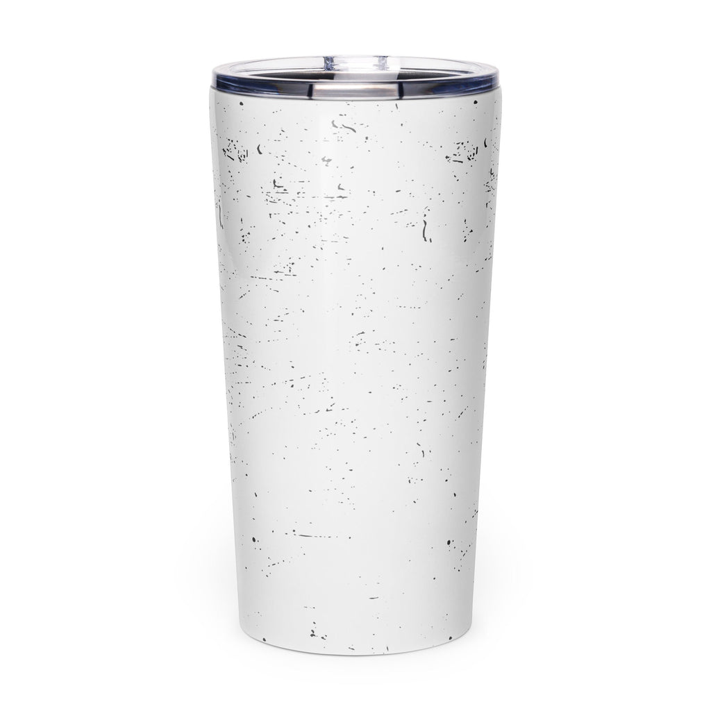 Tapered Stainless Steel Tumbler - "He Will Lift My Head" - Valiant Sheep Store