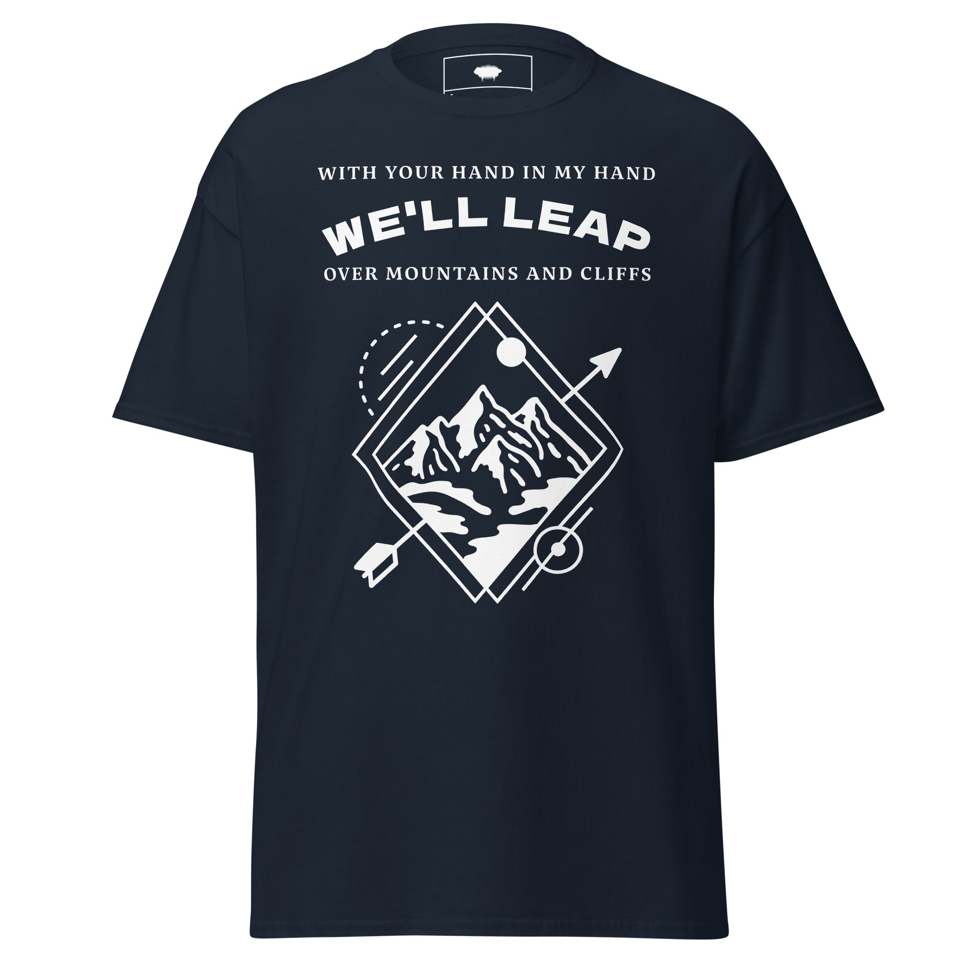 Unisex Classic Tee - "In Your Love" Navy - Valiant Sheep Store