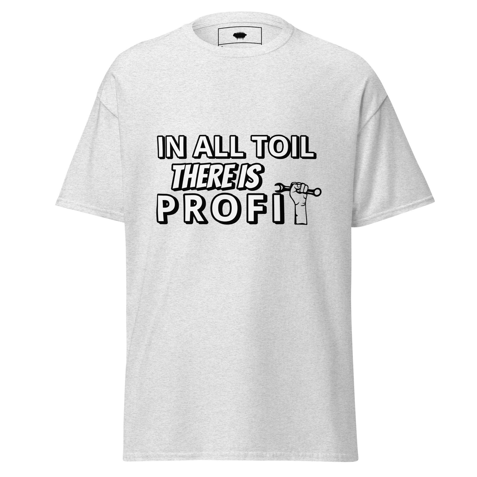 Unisex Classic Tee - Proverbs 14:23 Ash - Valiant Sheep
