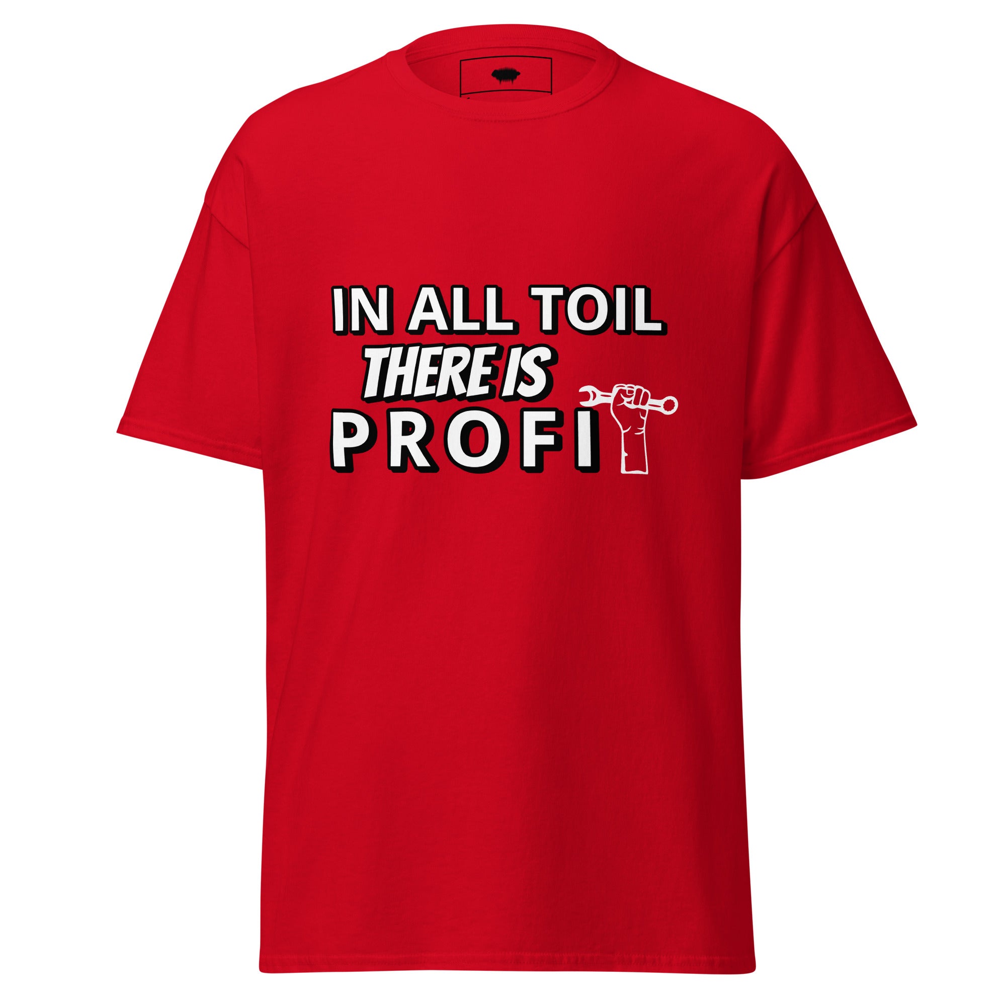 Unisex Classic Tee - Proverbs 14:23 Red - Valiant Sheep