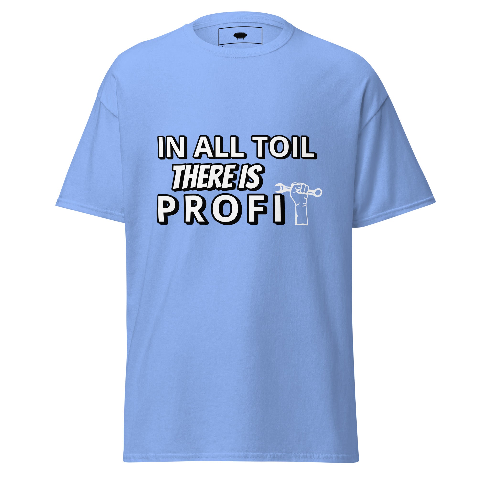 Unisex Classic Tee - Proverbs 14:23 Carolina Blue - Valiant Sheep