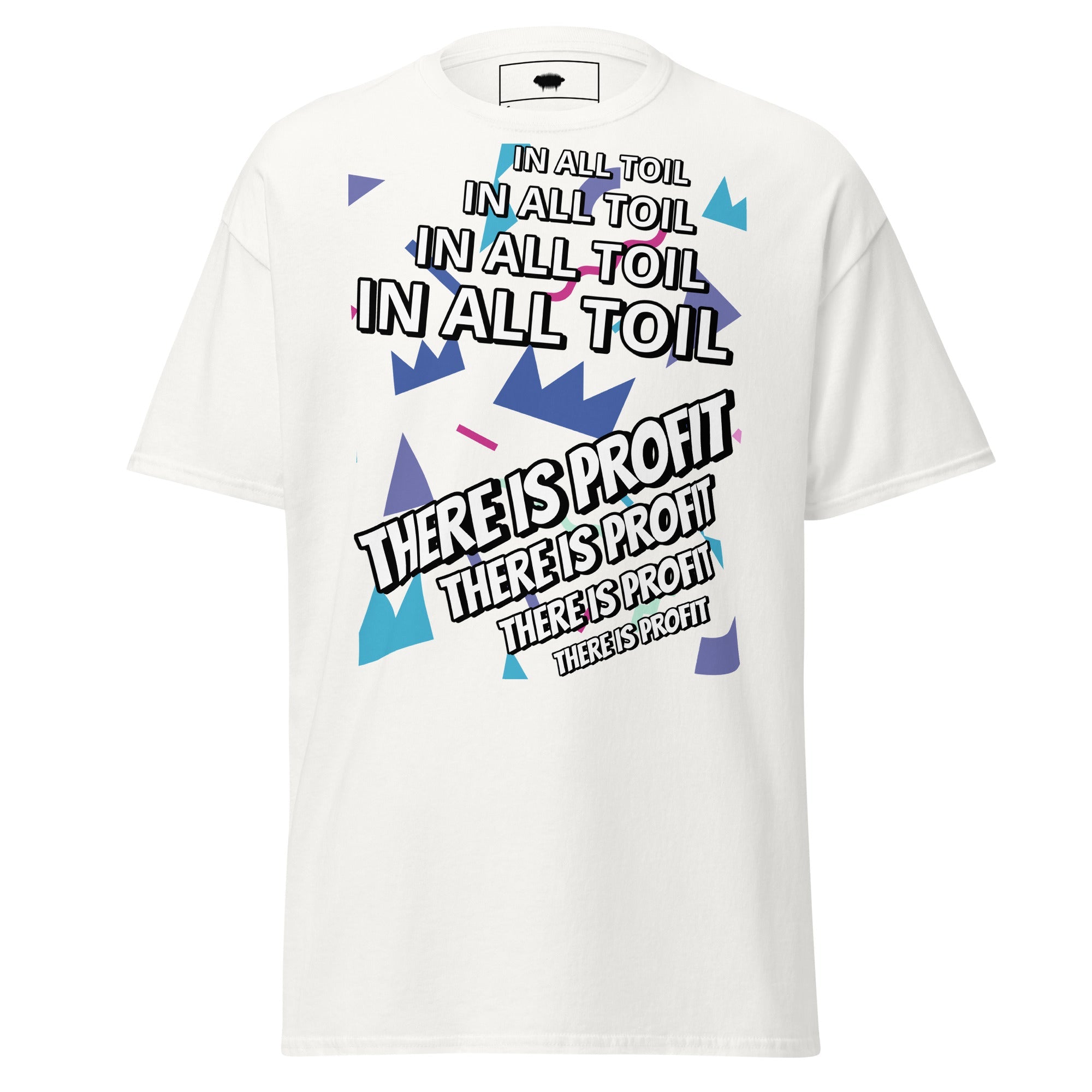 Unisex Classic Tee - Proverbs 14:23 “In All Toil There Is Profit” White - Valiant Sheep Store