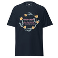 Unisex Classic Tee - Proverbs 31:25 "Strength & Dignity Are Her Clothing" Navy - Valiant Sheep