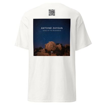 Unisex Classic Tee - "Songs of the Wilderness" White - Valiant Sheep Store