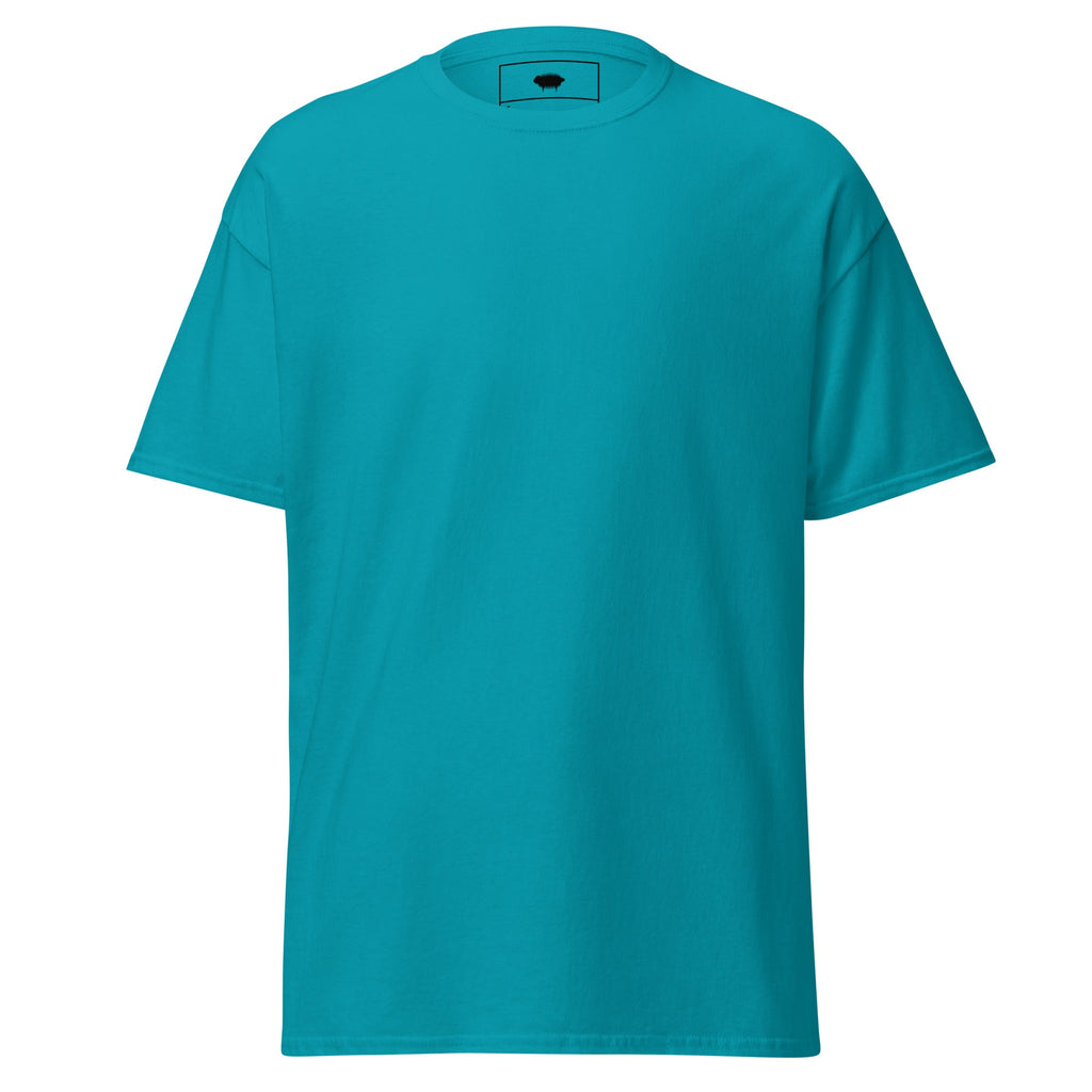 Unisex Classic Tee - "Songs of the Wilderness" Tropical Blue - Valiant Sheep Store