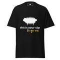 Unisex Classic Tee - "This is your sign to go on" Black - Valiant Sheep