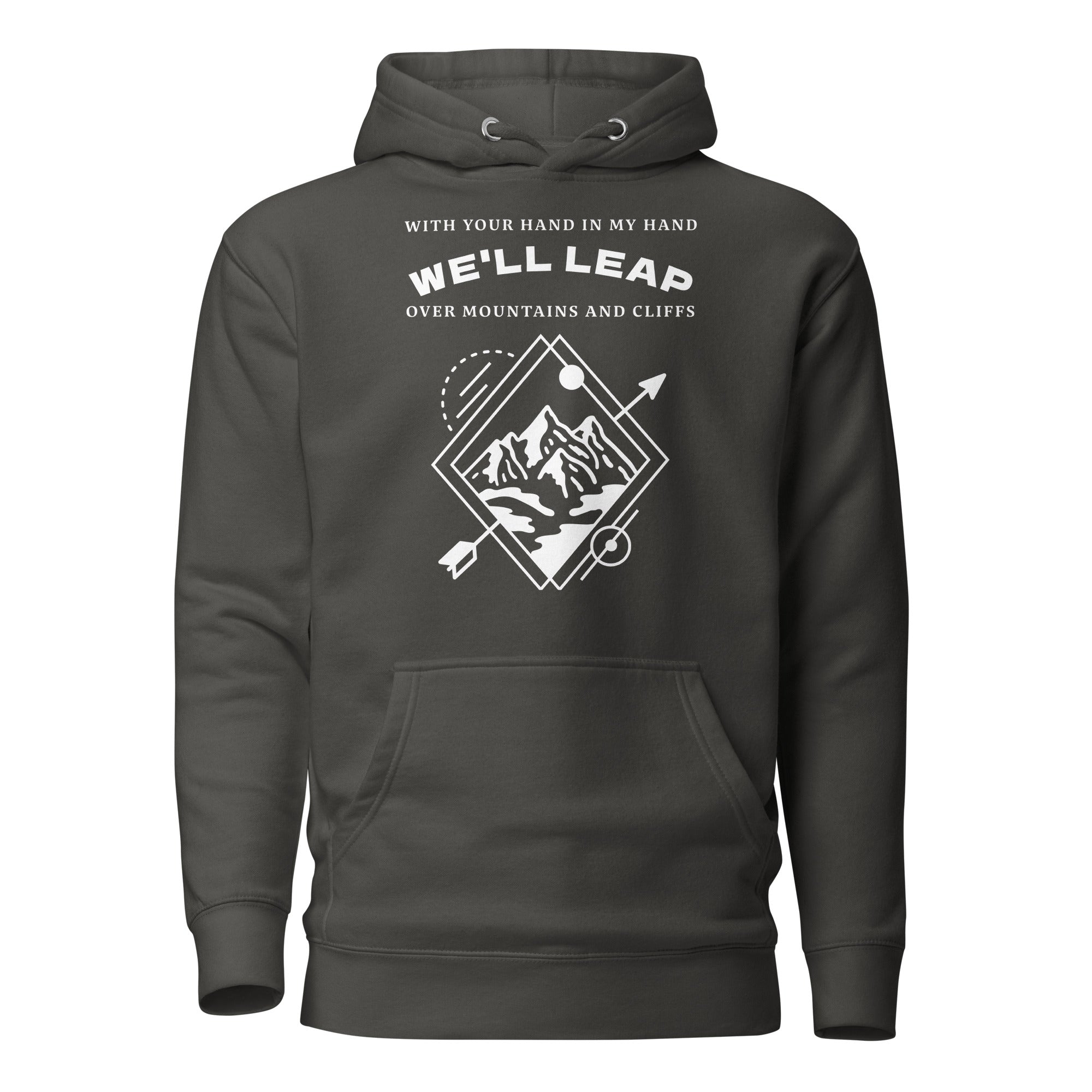 Unisex Hoodie - "In Your Love" Vintage Black - Valiant Sheep Store