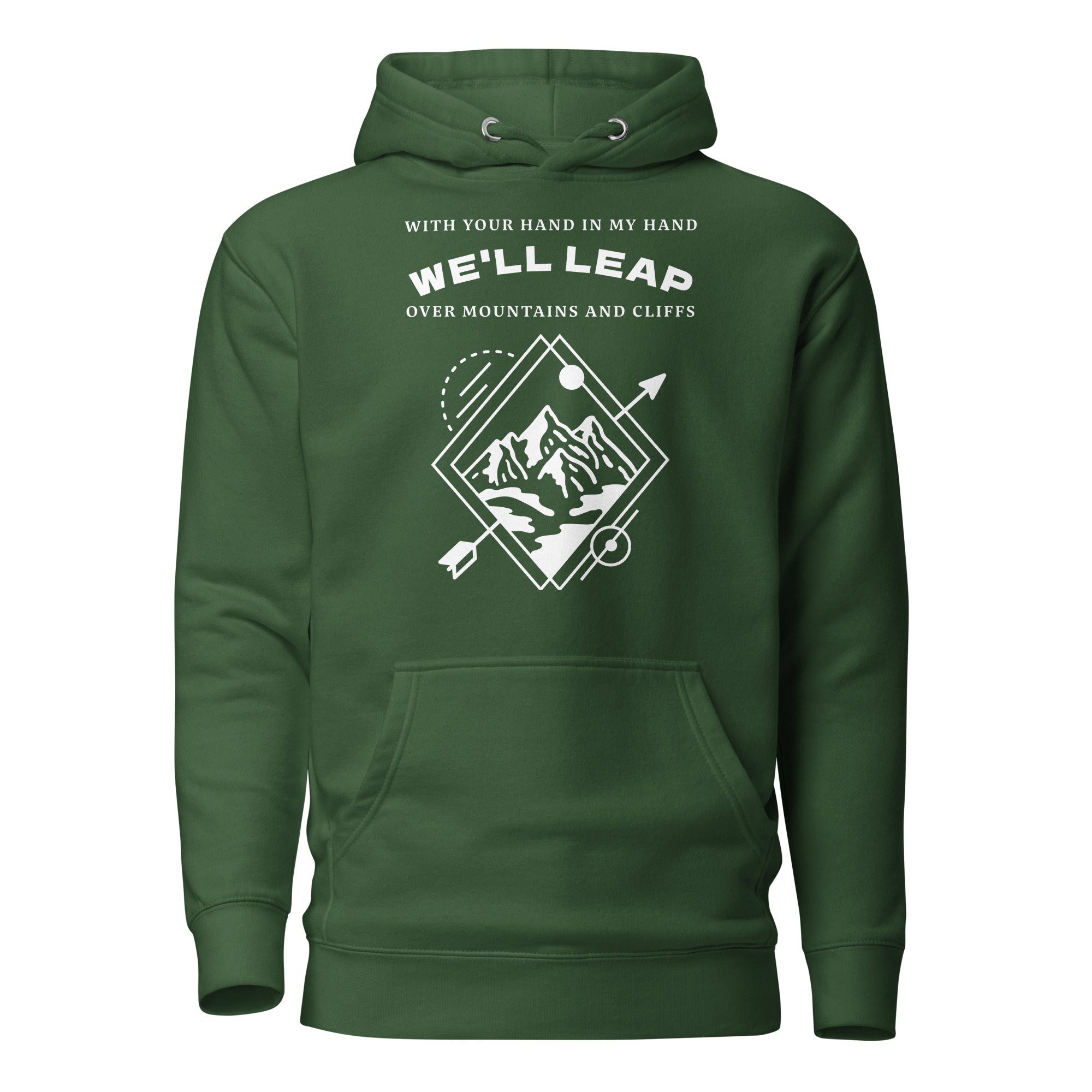 Unisex Hoodie - "In Your Love" Forest Green - Valiant Sheep Store