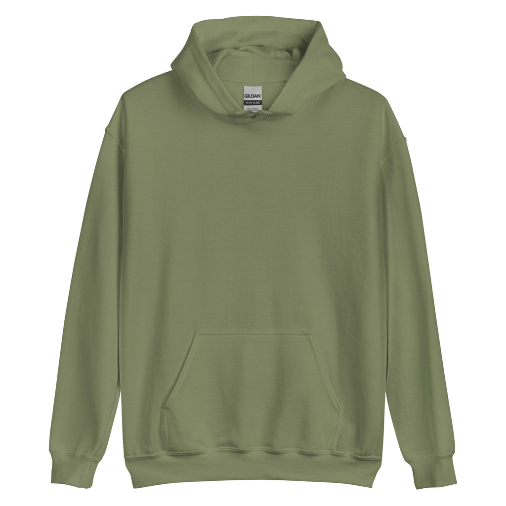 Unisex Hoodie - "Khallik Aatul" Highway Design Military Green - Valiant Sheep Store