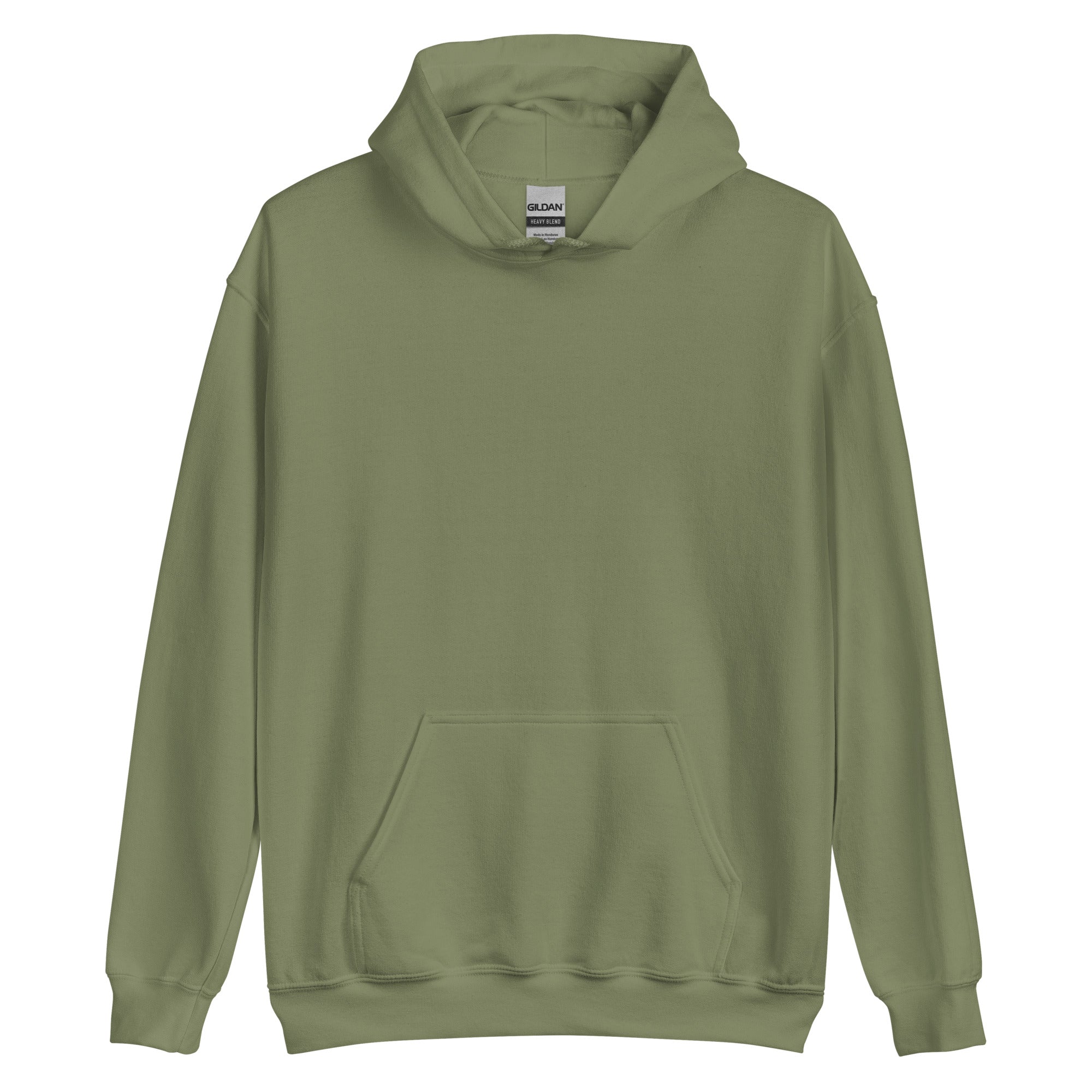 Unisex Hoodie - "Khallik Aatul" Highway Design Military Green - Valiant Sheep Store