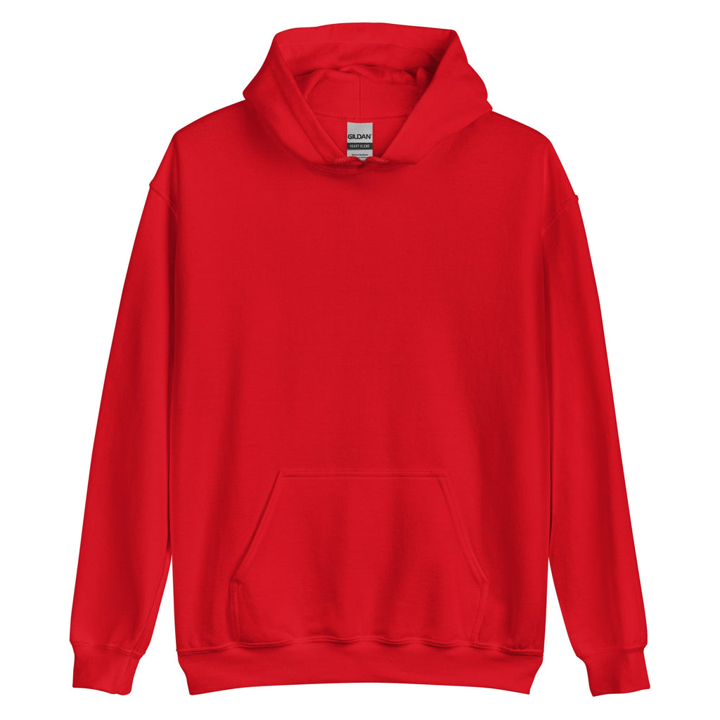 Unisex Hoodie - "Khallik Aatul" Highway Design Red - Valiant Sheep Store