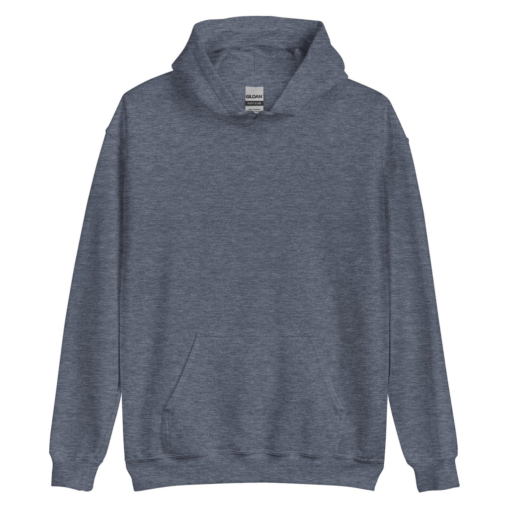 Unisex Hoodie - "Khallik Aatul" Highway Design Heather Sport Dark Navy - Valiant Sheep Store
