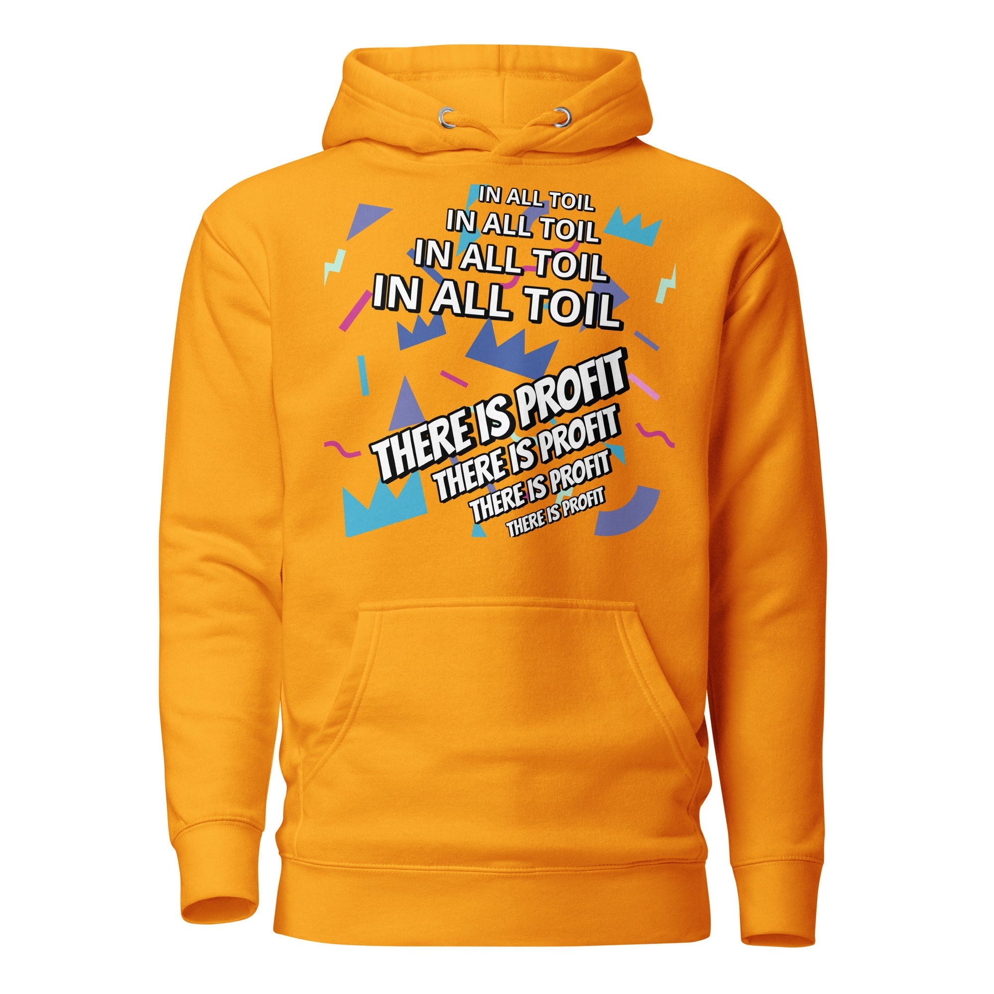 Unisex Hoodie - Proverbs 14:23 "In All Toil There Is Profit" Team Gold - Valiant Sheep Store