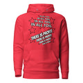 Unisex Hoodie - Proverbs 14:23 "In All Toil There Is Profit" Team Red - Valiant Sheep Store