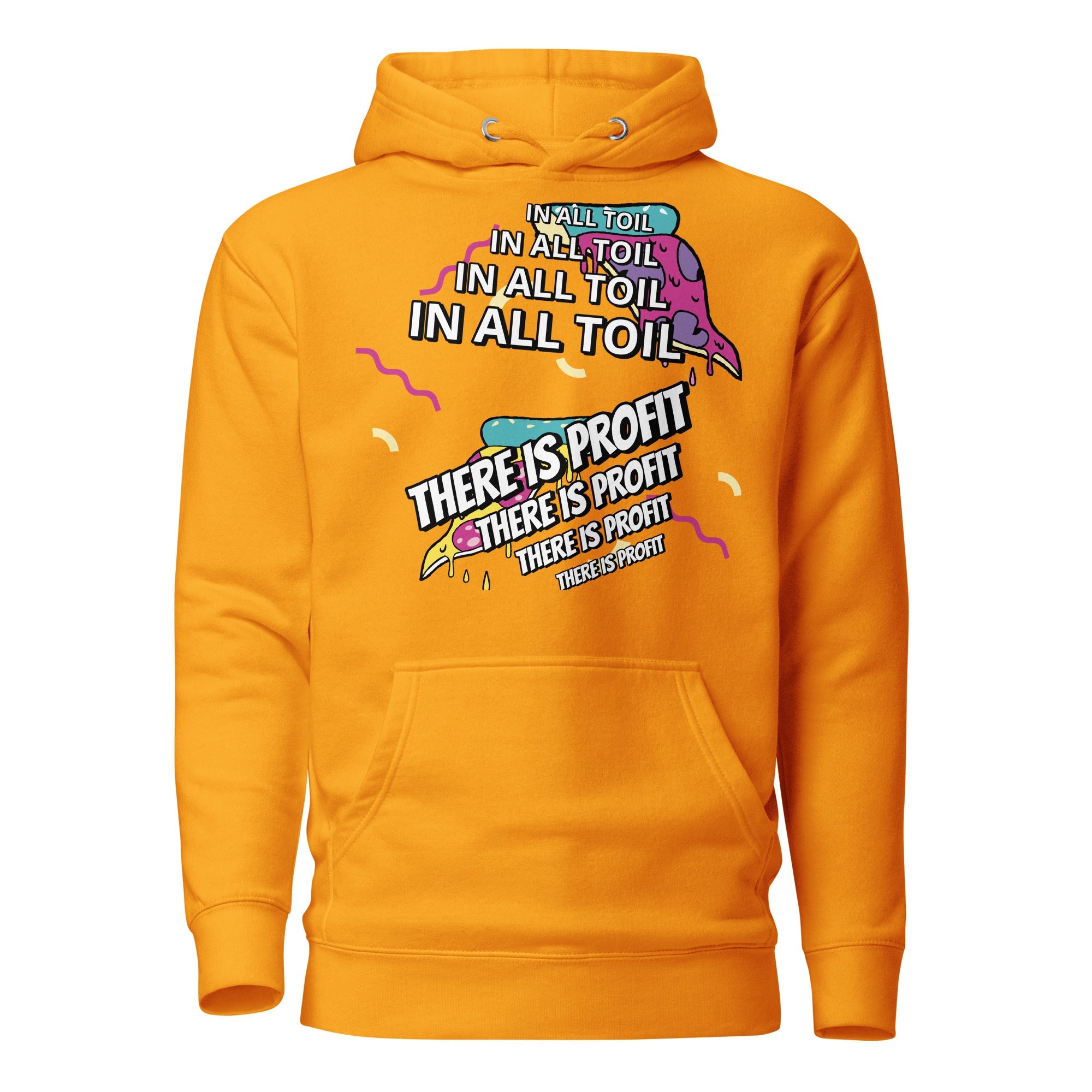 Unisex Hoodie - Proverbs 14:23 "In All Toil There Is Profit" Team Gold - Valiant Sheep Store