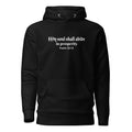 Unisex Hoodie - Psalm 25:13 "My Soul Shall Abide in Prosperity" Black - Valiant Sheep Store