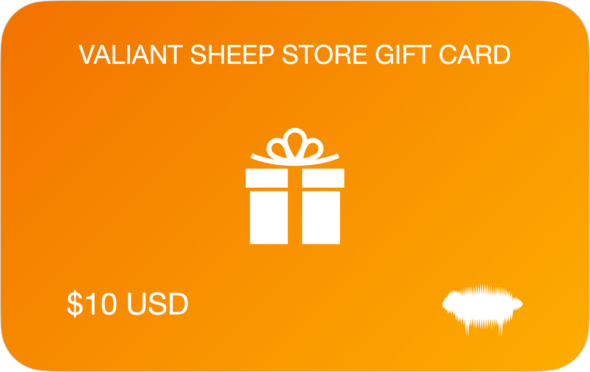 Valiant Sheep Store Gift Card Bronze - Valiant Sheep Store